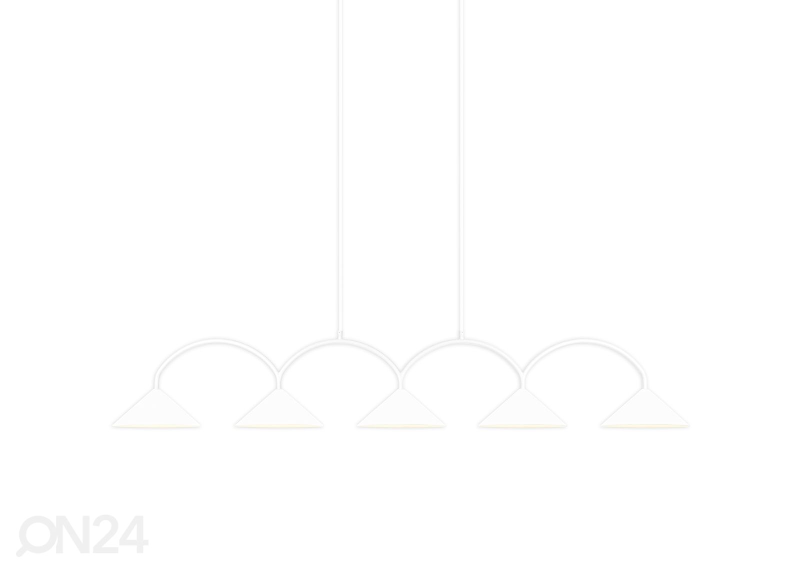Подвесной светильник Curve 5, белый увеличить