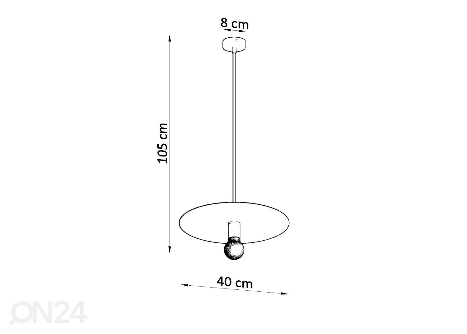 Подвесной светильник Flavio увеличить размеры