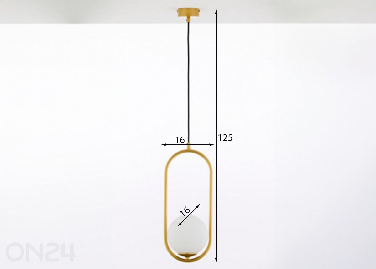 Подвесной светильник Igon Gold увеличить размеры