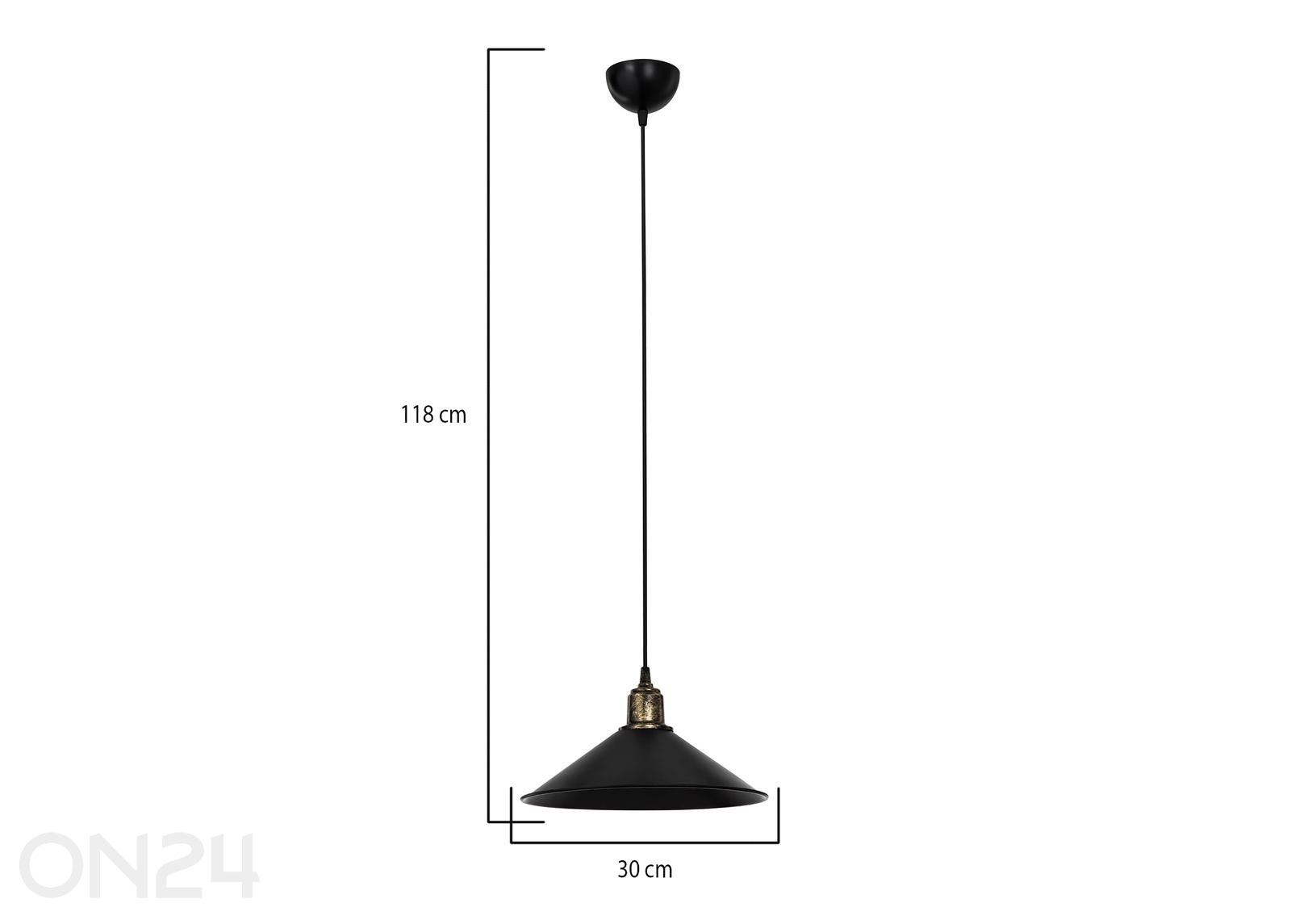 Подвесной светильник Maya Black увеличить размеры