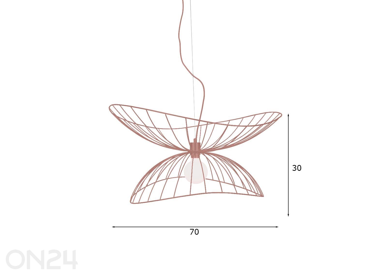 Подвесной светильник Ray 70 увеличить размеры