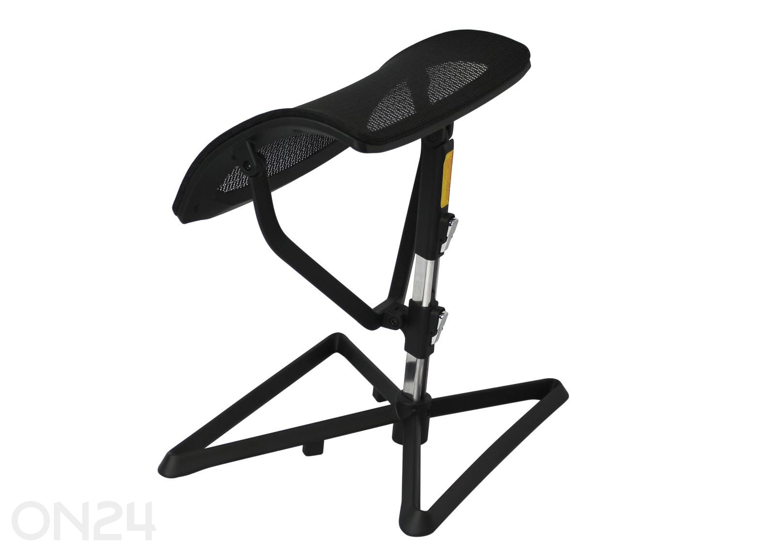 Подставка для ног для рабочего кресла, чёрная увеличить