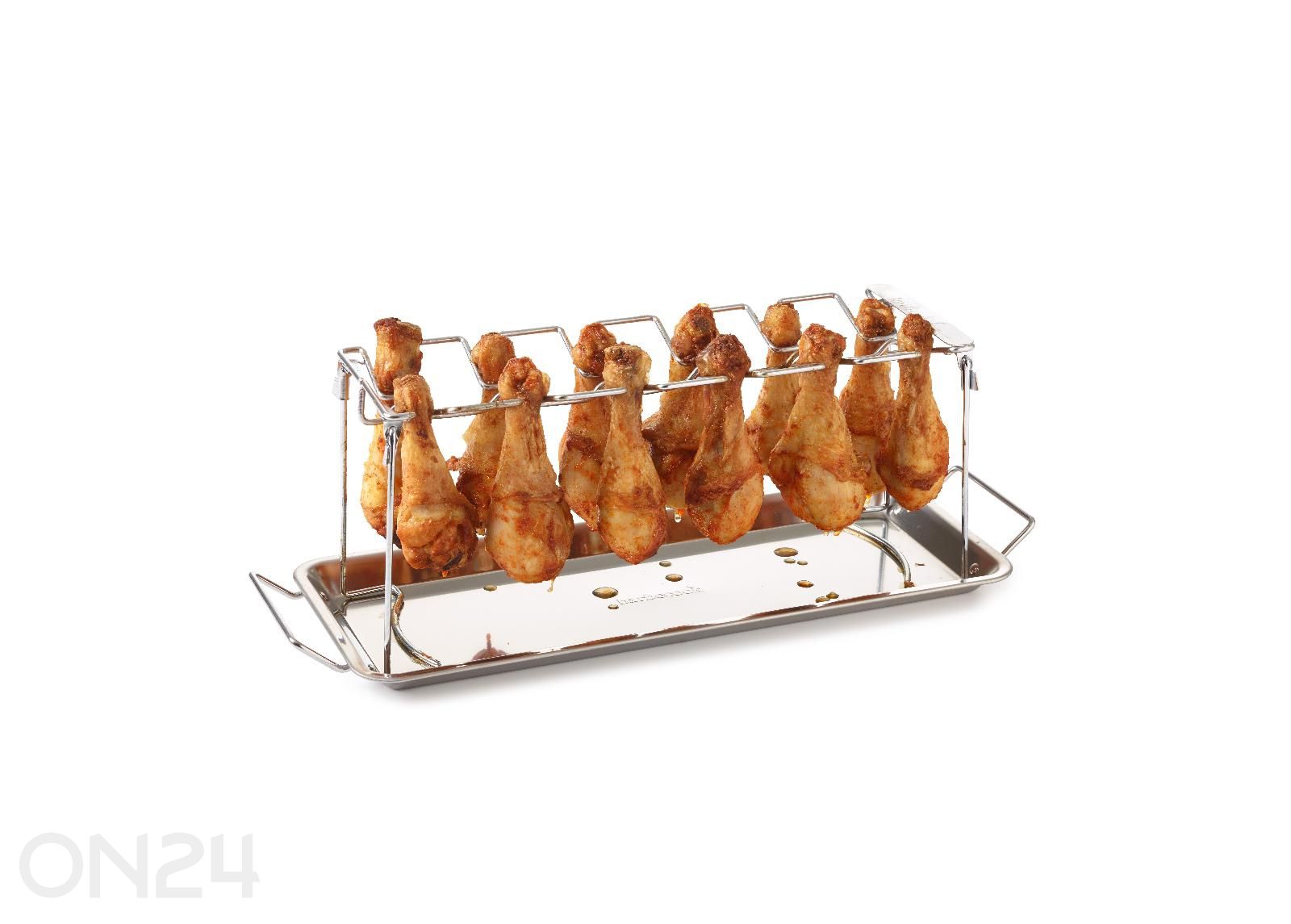 Подставка для приготовления куриных ножек на гриле Barbecook 37,5 × 15,5 × 2 см увеличить