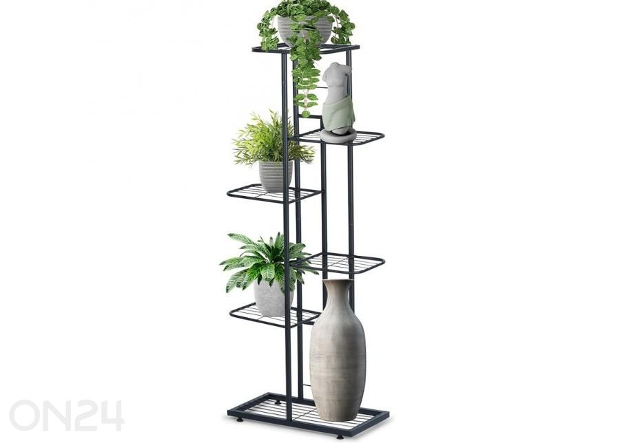 Подставка для цветов, 6 уровней, черная увеличить