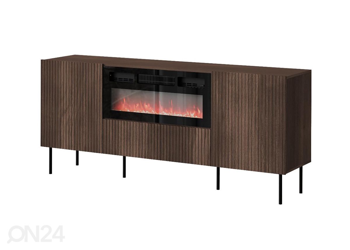Подставка под ТВ с электрокамином 180 см увеличить