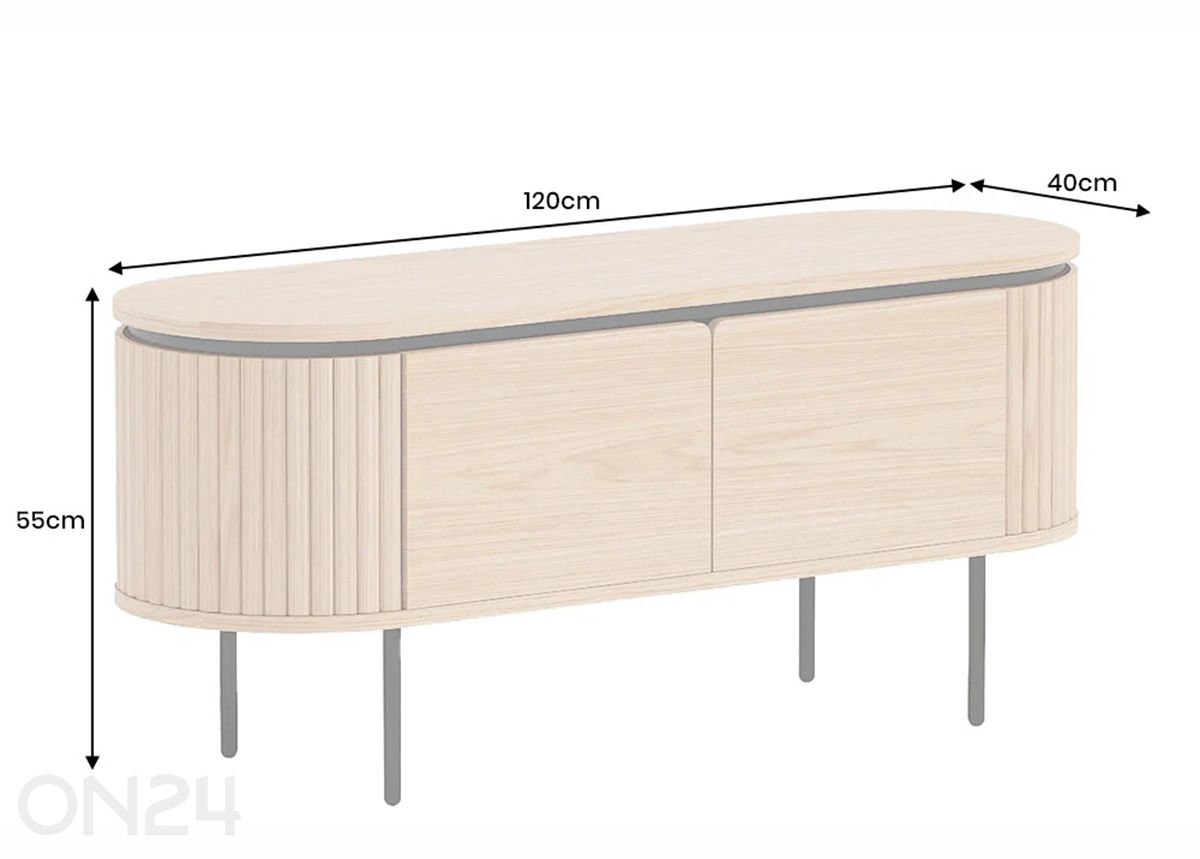 Подставка под ТВ Atelier 120 см увеличить размеры