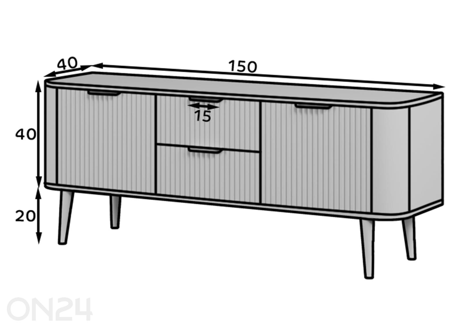 Подставка под ТВ Chavelle увеличить размеры