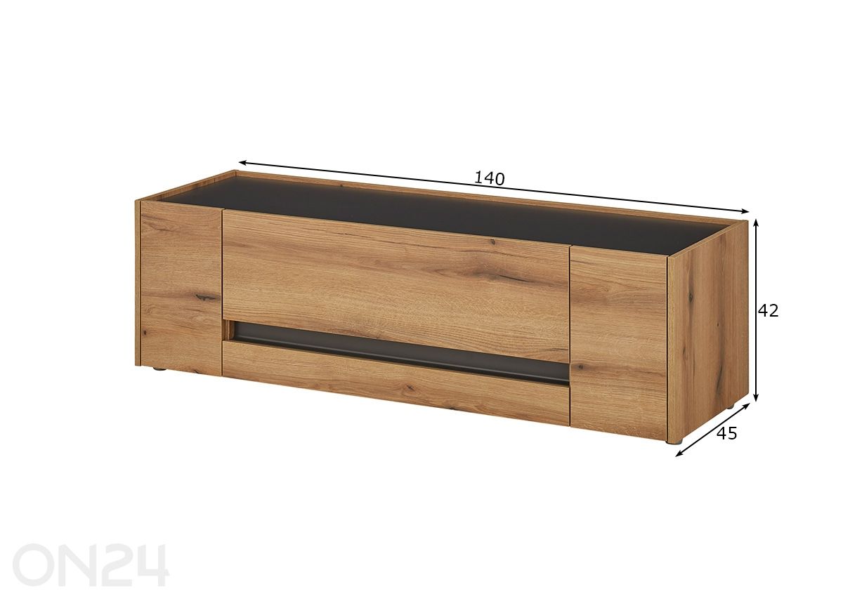 Подставка под ТВ City 140 см увеличить размеры