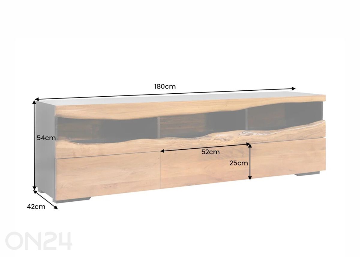 Подставка под ТВ Grand увеличить размеры