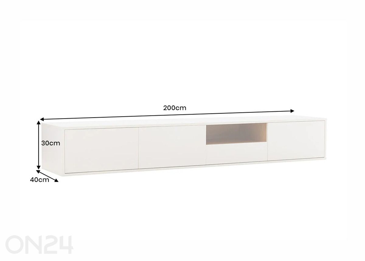 Подставка под ТВ Loft 200 см увеличить размеры