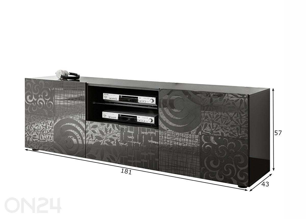 Подставка под ТВ Miro 181 см увеличить размеры