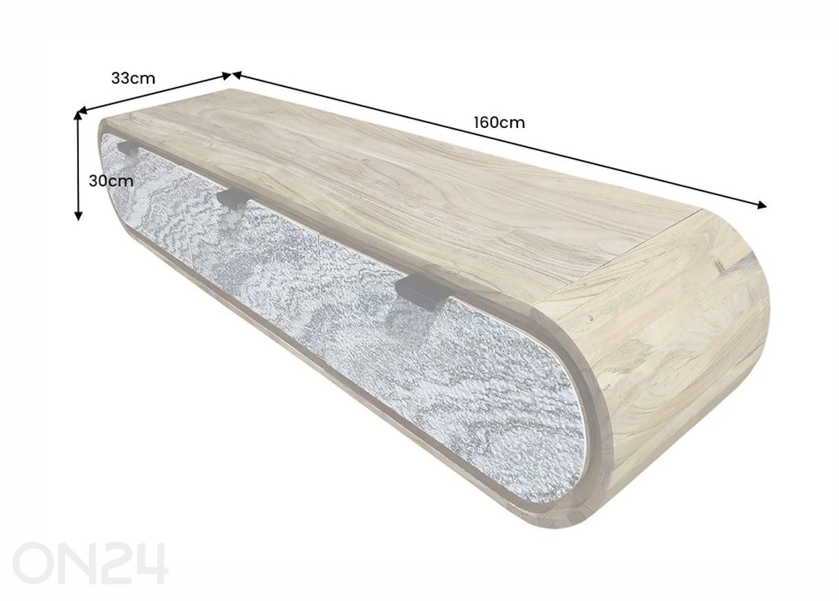 Подставка под ТВ Organic увеличить размеры