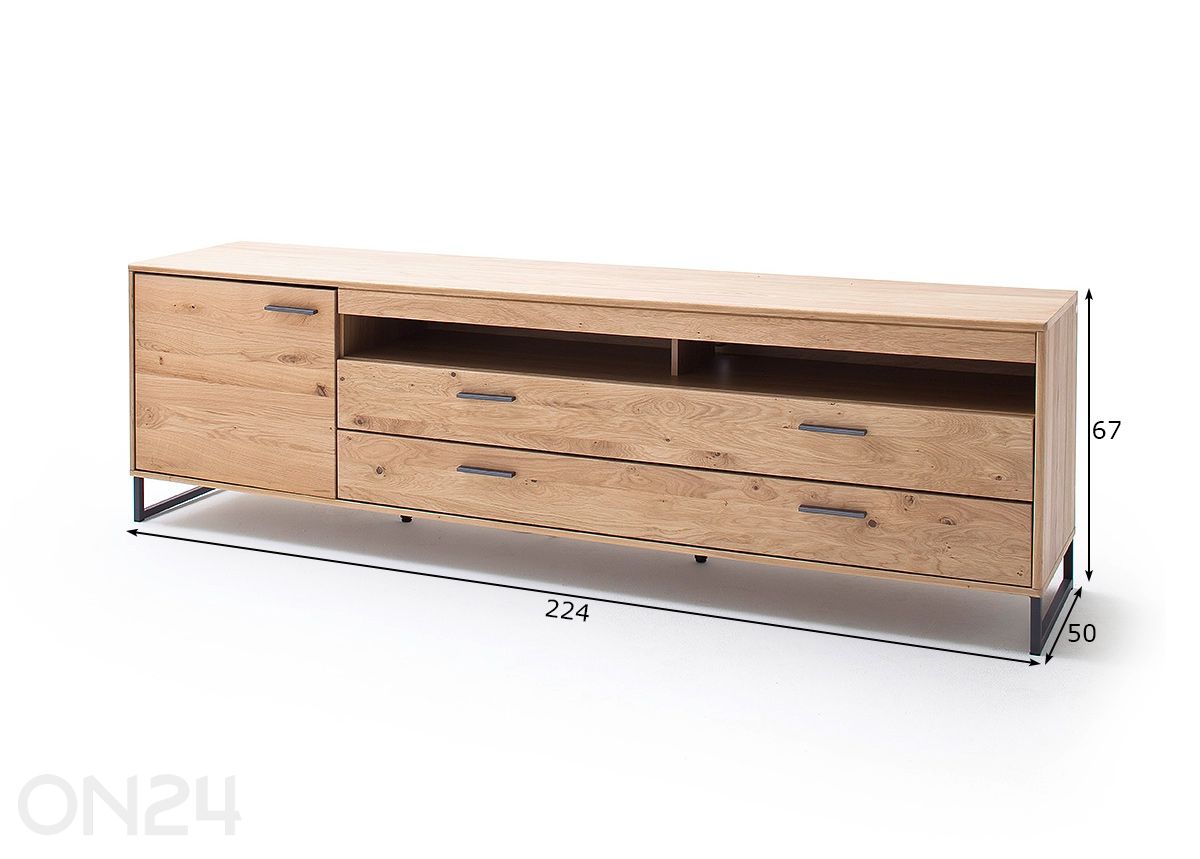 Подставка под ТВ Portland 224 см увеличить размеры