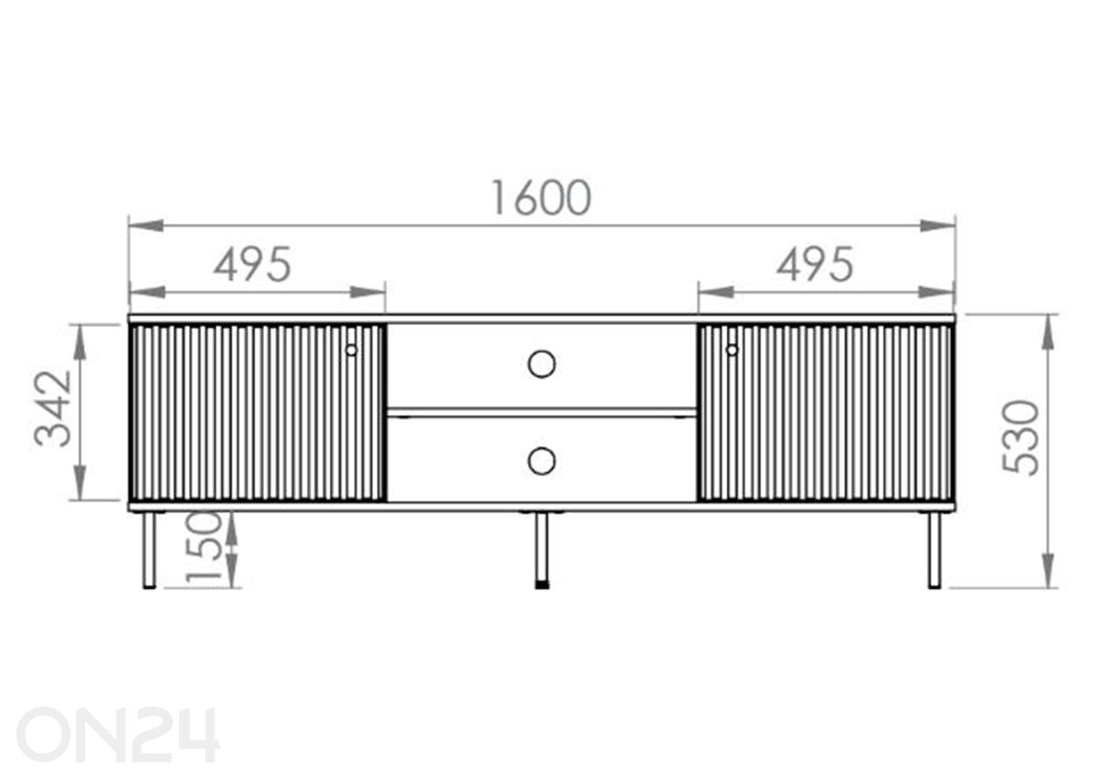 Подставка под ТВ Sophie увеличить размеры