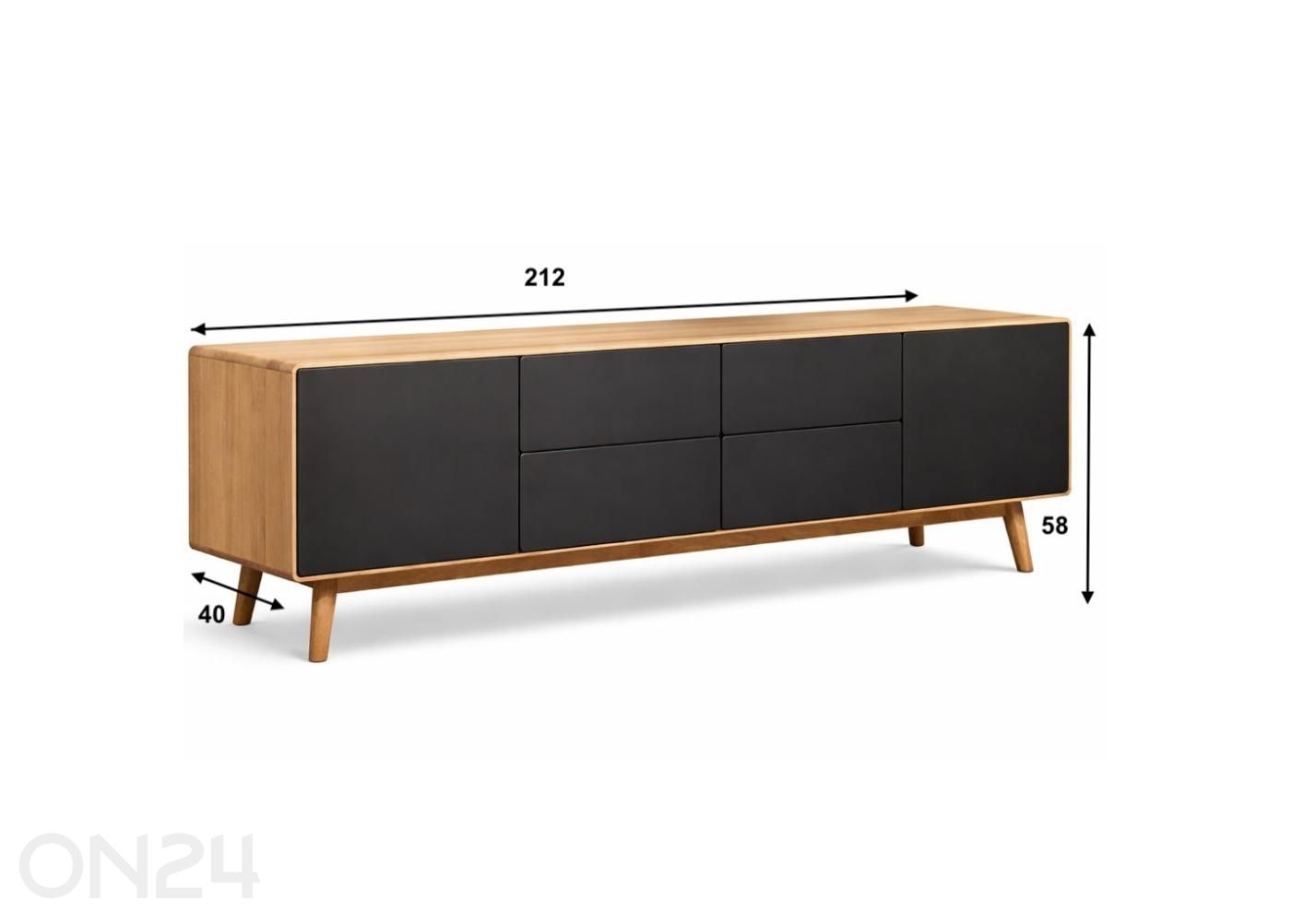 Подставка под ТВ Tokyo 212 см увеличить размеры