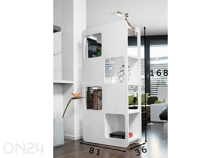 Полка 81x36x168 см увеличить размеры