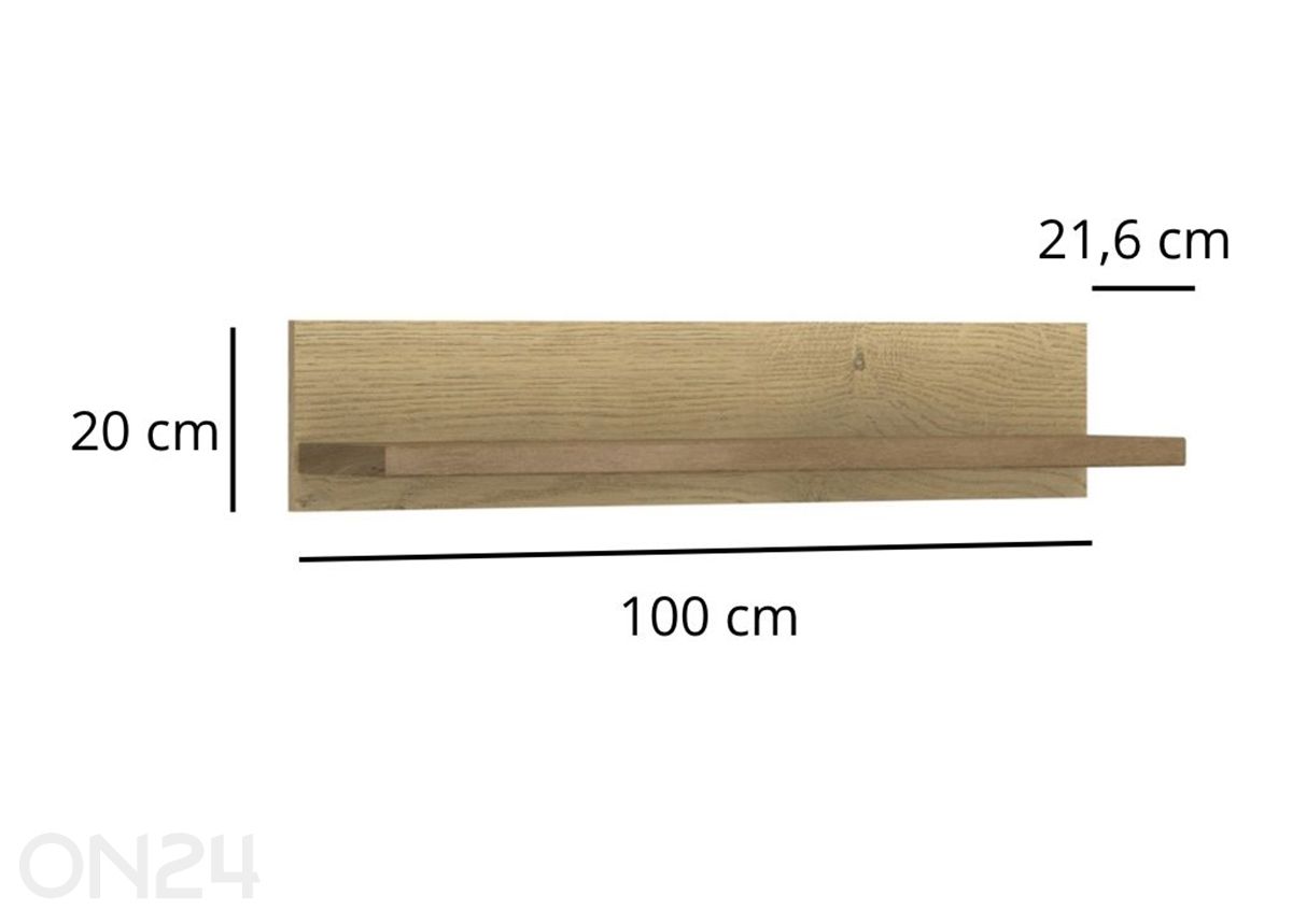 Полка Denzel 100 см увеличить размеры