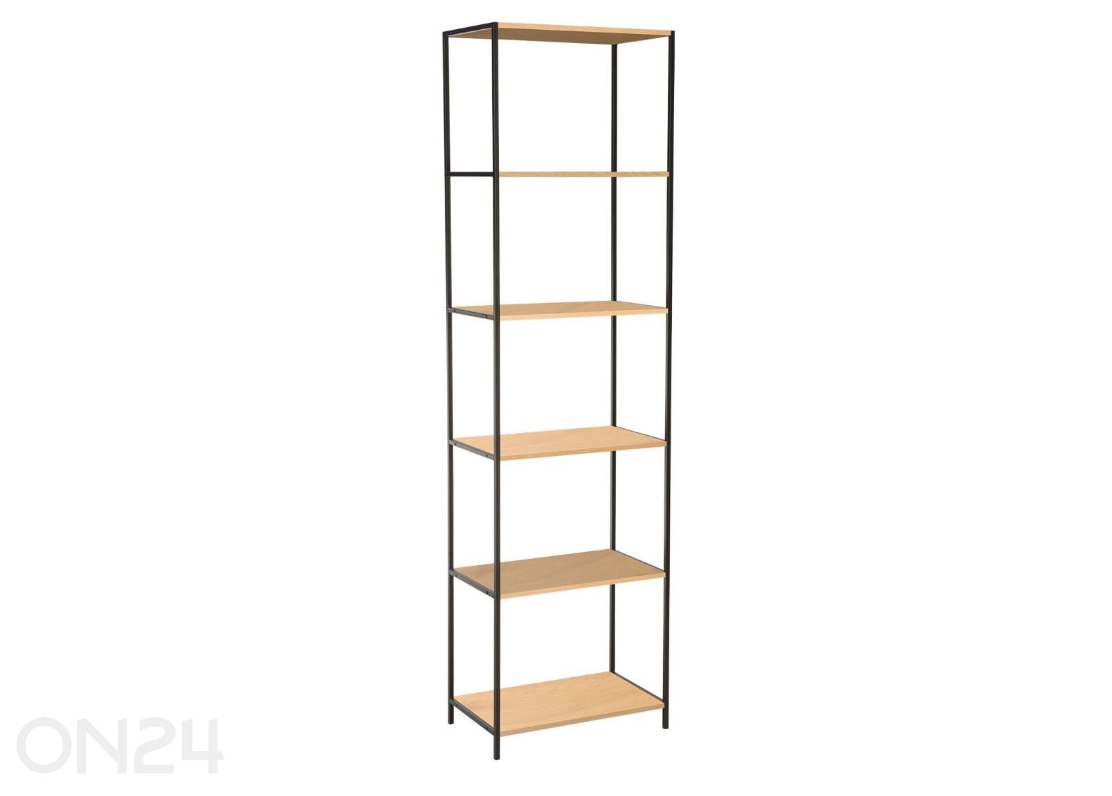 Полка Harper 50x30xH180 см, пепельный/черный увеличить