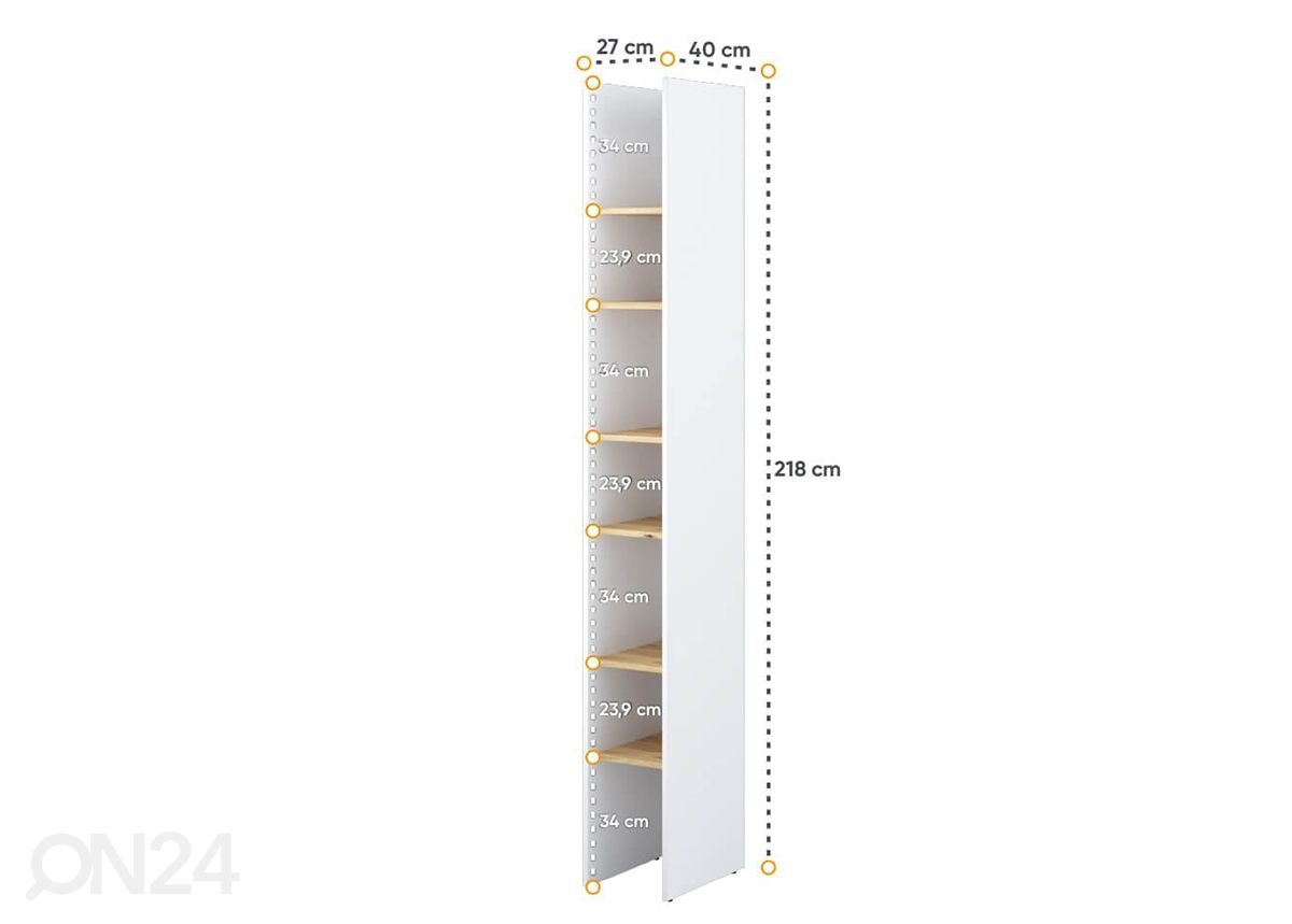 Полка Lenart BED CONCEPT 27 см увеличить размеры