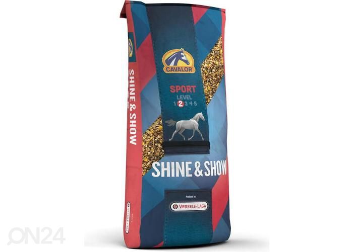 Полнорационный корм для лошадей shine&show 20 кг увеличить
