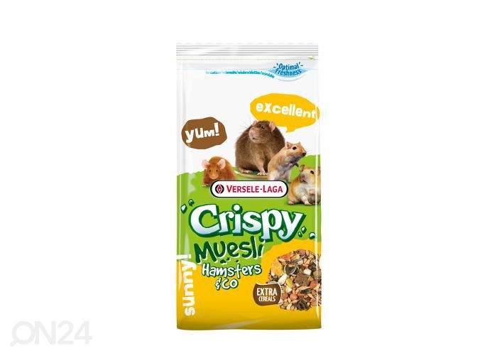 Полноценный корм для хомяков crispy muesli 400 г увеличить