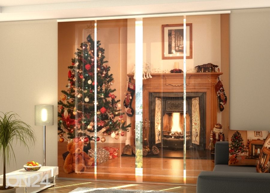 Полузатемняющая панельная штора Fireplace 240x240 см увеличить