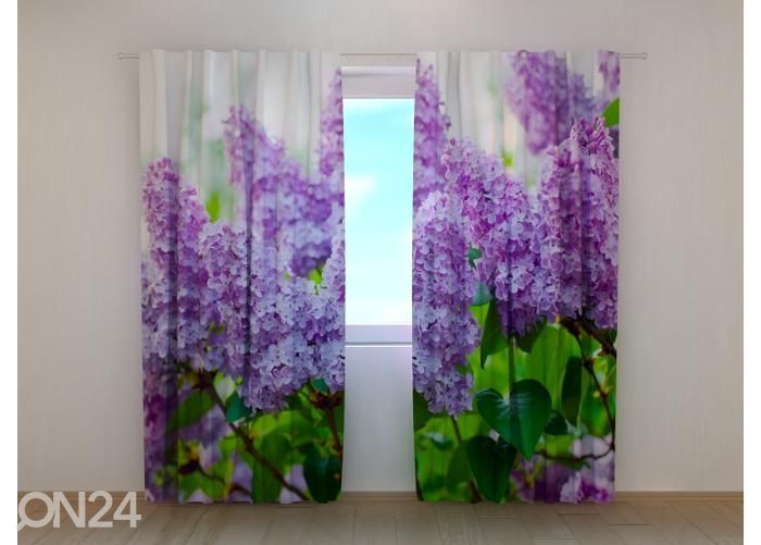Полузатемняющая фотоштора Garden Lilac 240x220 см увеличить