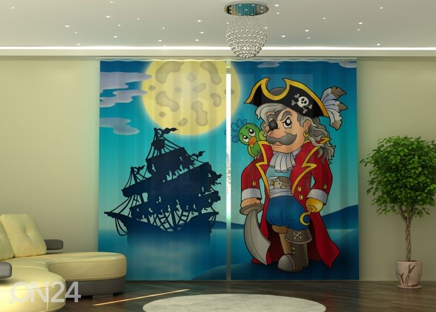 Полузатемняющая штора Pirate 290x245 см увеличить