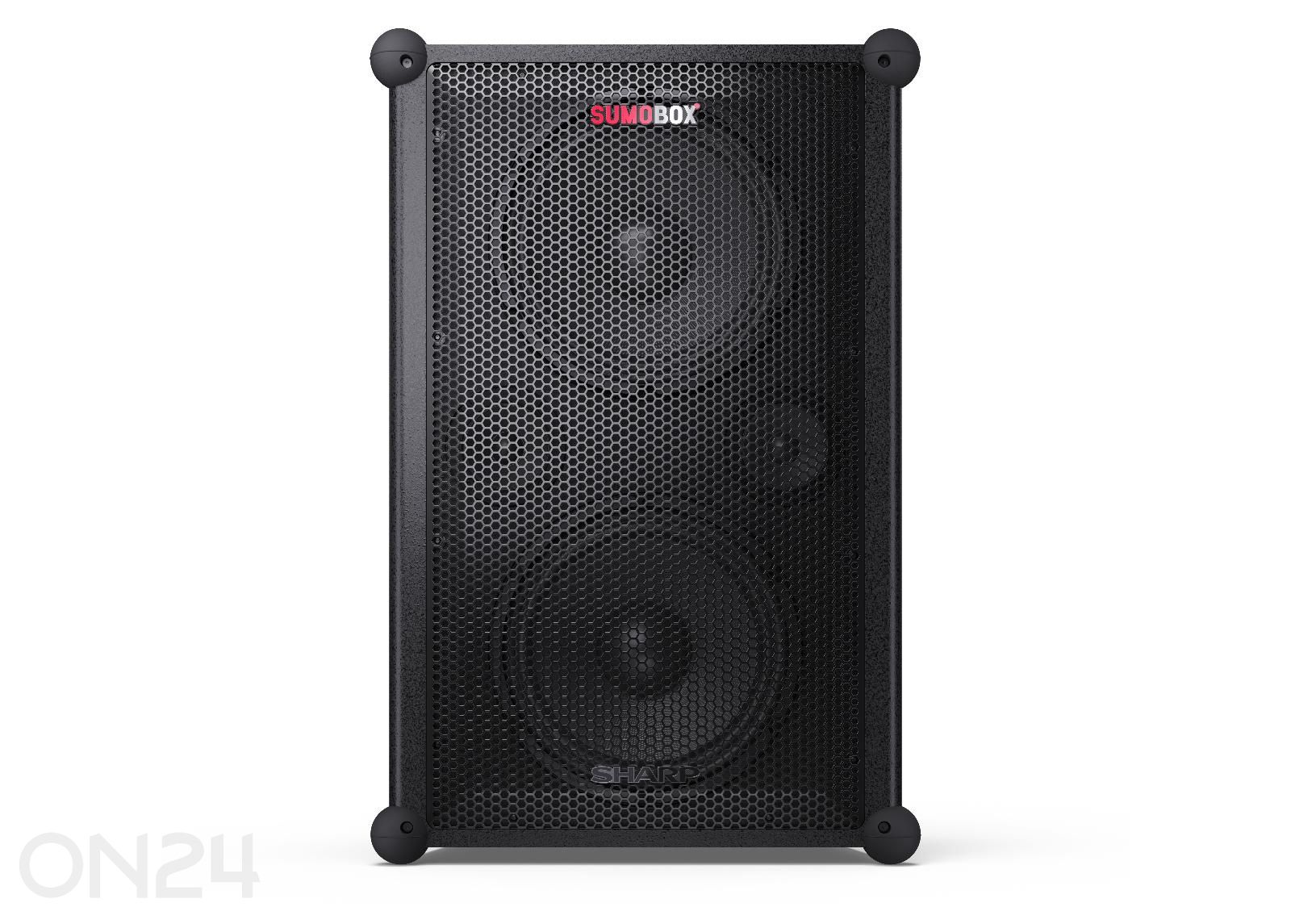 Портативная акустическая система Sharp SUMOBOX Pro, 200 Вт RMS, IPX4, чёрная увеличить