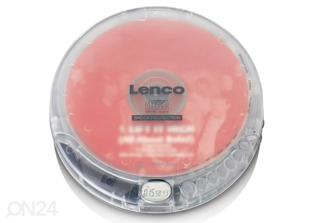 Портативный проигрыватель компакт-дисков Lenco CD202TR увеличить