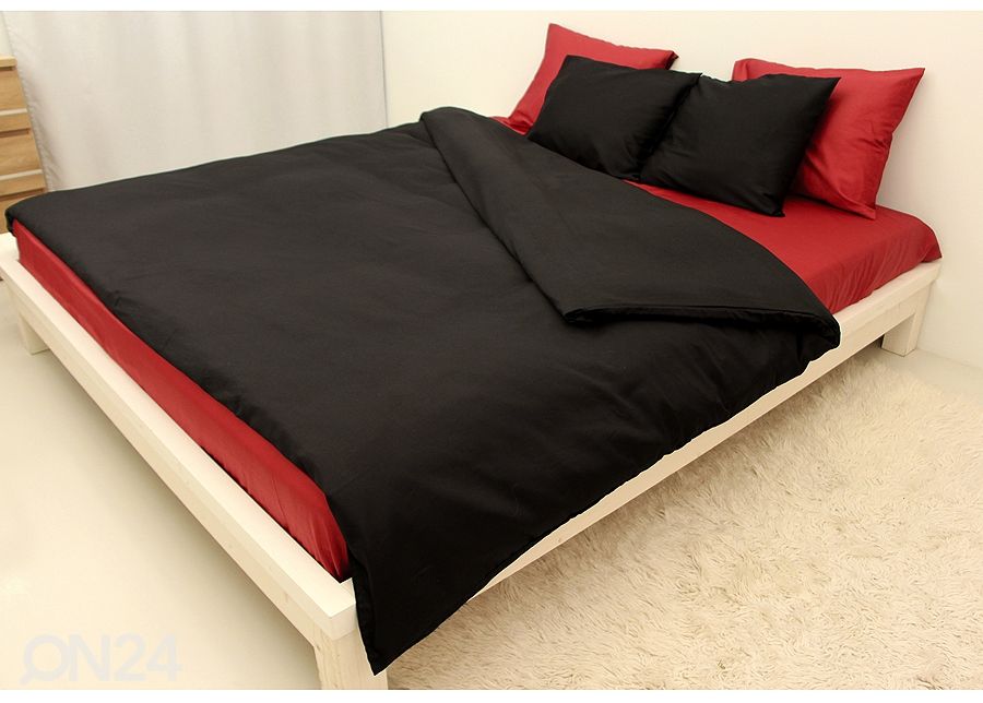 Постельное белье Black-Red сатин 220x210cm увеличить