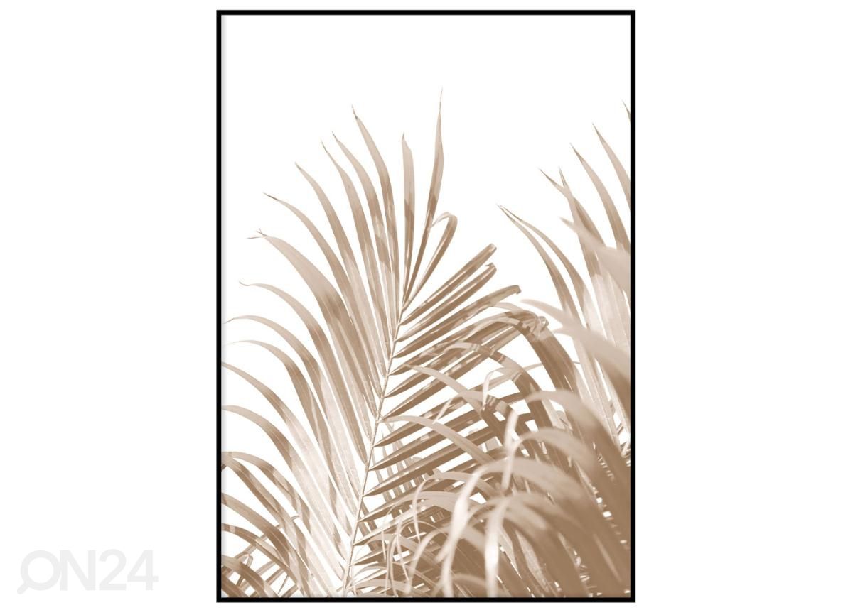 Постер Бежевый тропический лист I 50x70 см увеличить