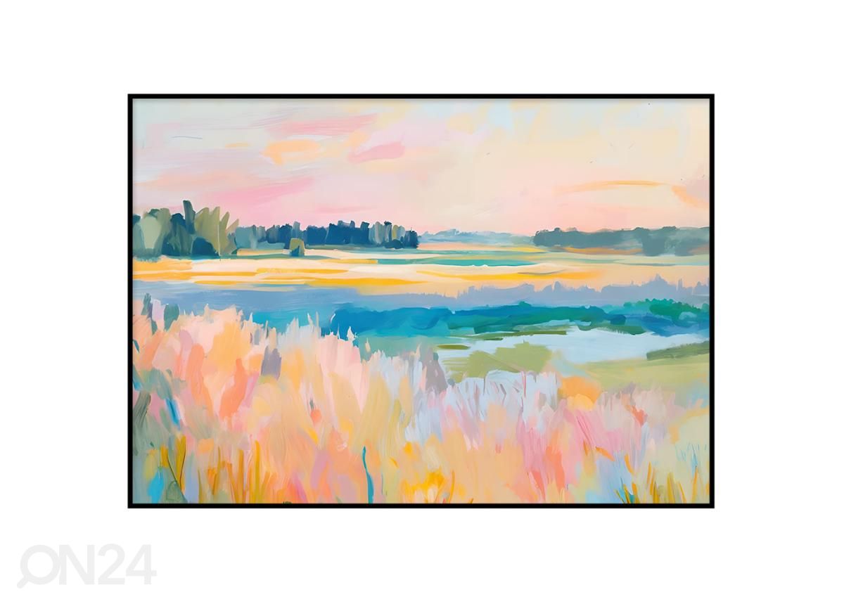 Постер Пейзажная живопись пастелью 50x70 см увеличить