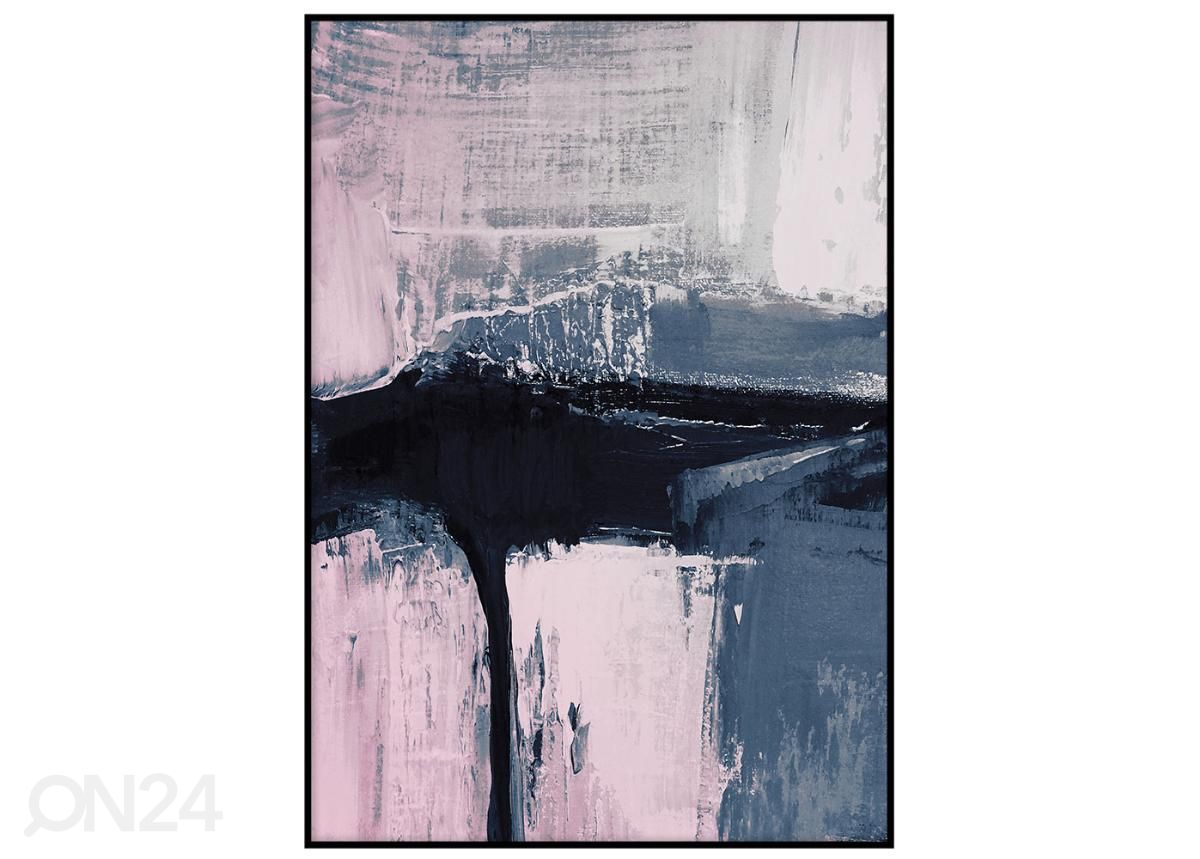 Постер Розовый и голубой II 40x50 см увеличить