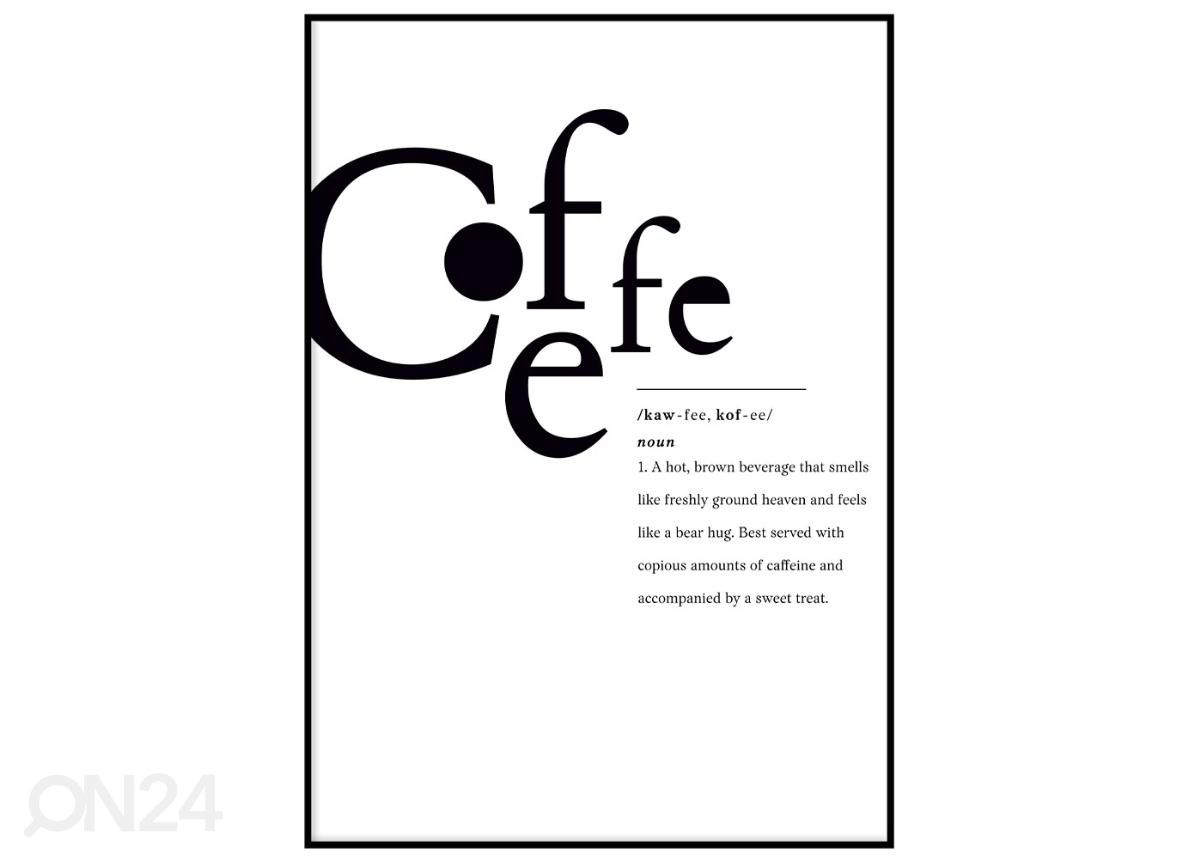 Постер Coffee 21x30 см увеличить