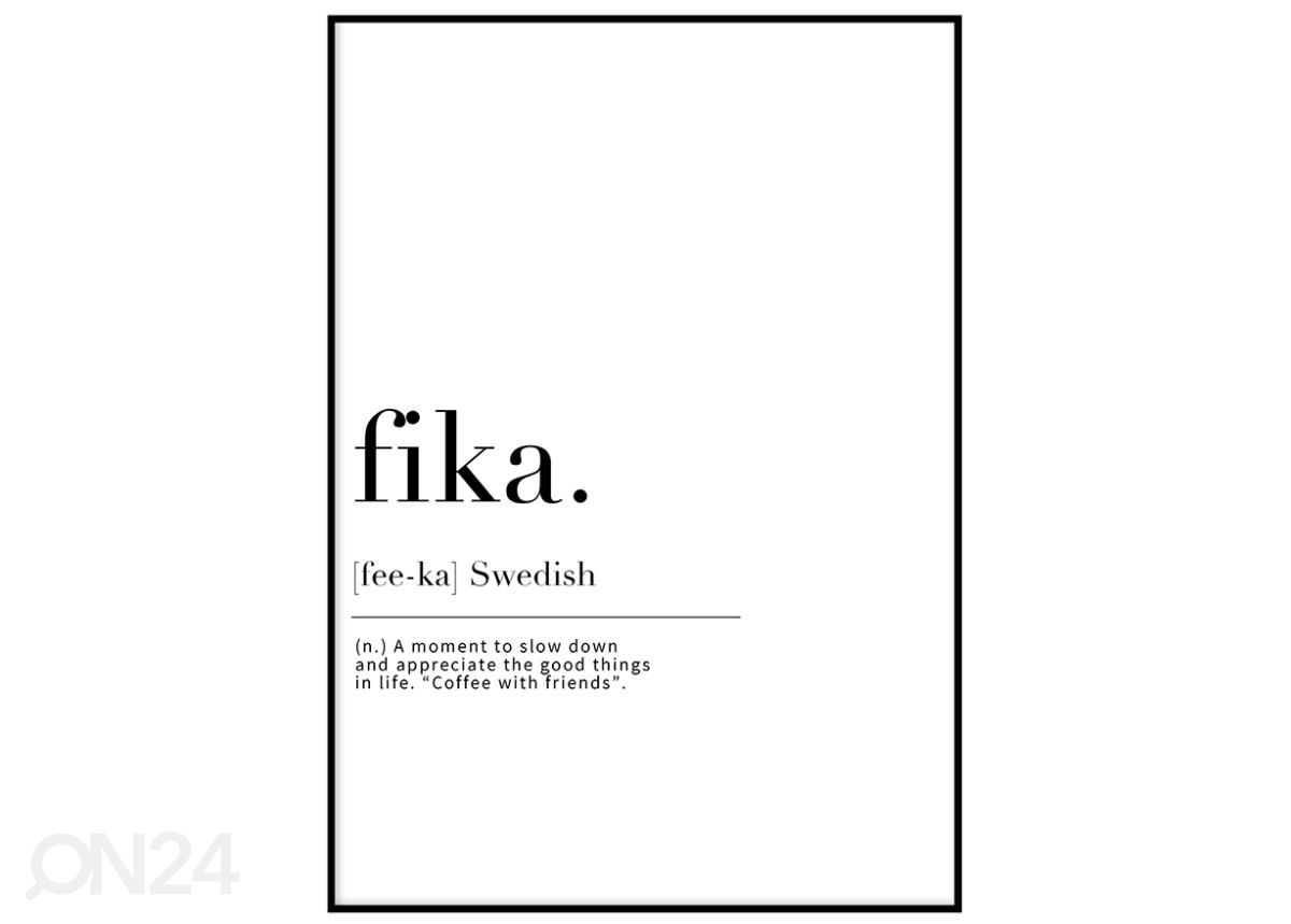 Постер Fika 21x30 см увеличить