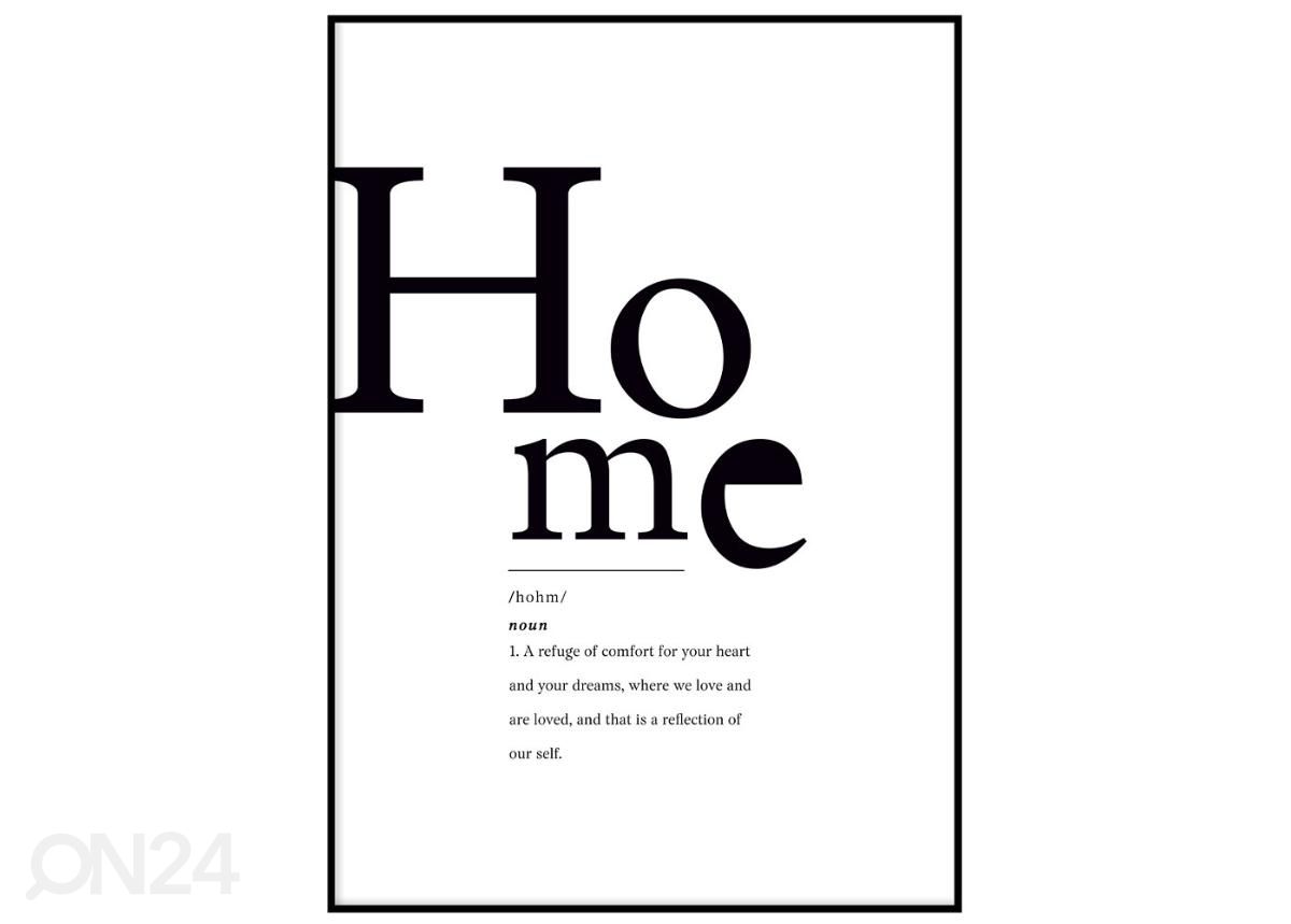 Постер Home 21x30 см увеличить