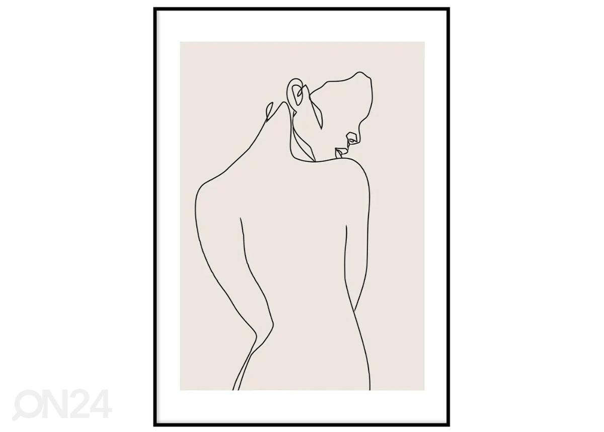 Постер Line art naine II 21x30 см увеличить