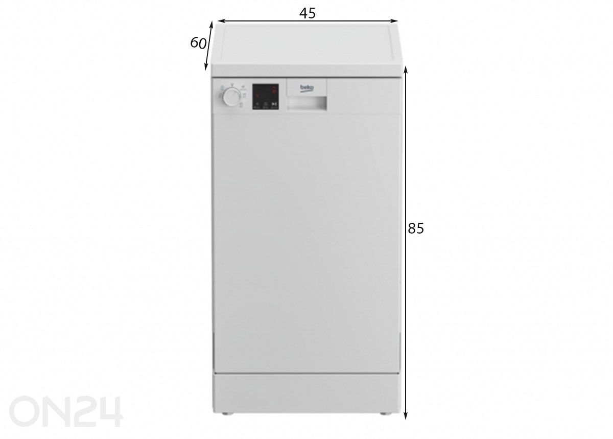 Посудомоечная машина Beko DVS05024W увеличить размеры
