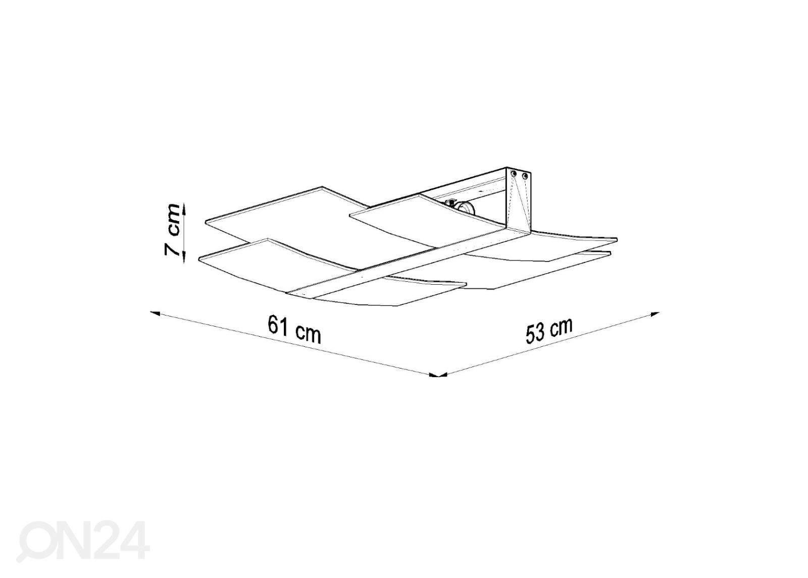 Потолочный светильник Celia, хромированный увеличить размеры