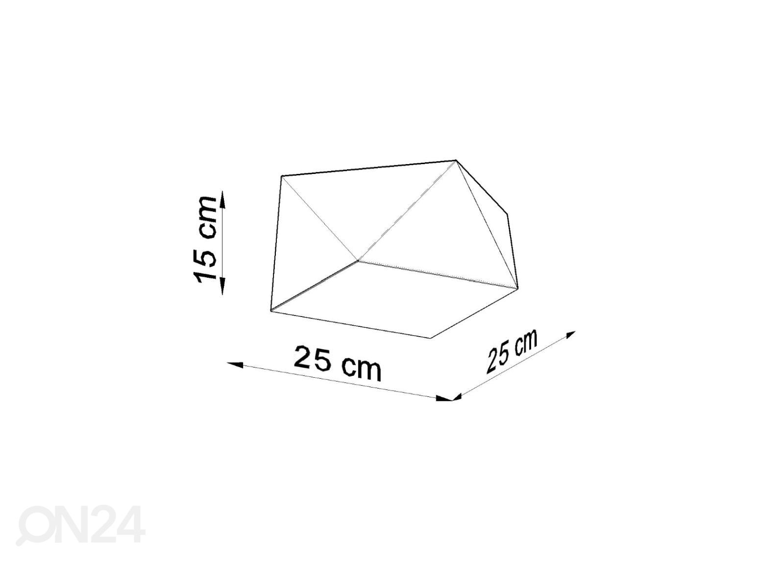Потолочный светильник Hexa 25 увеличить размеры