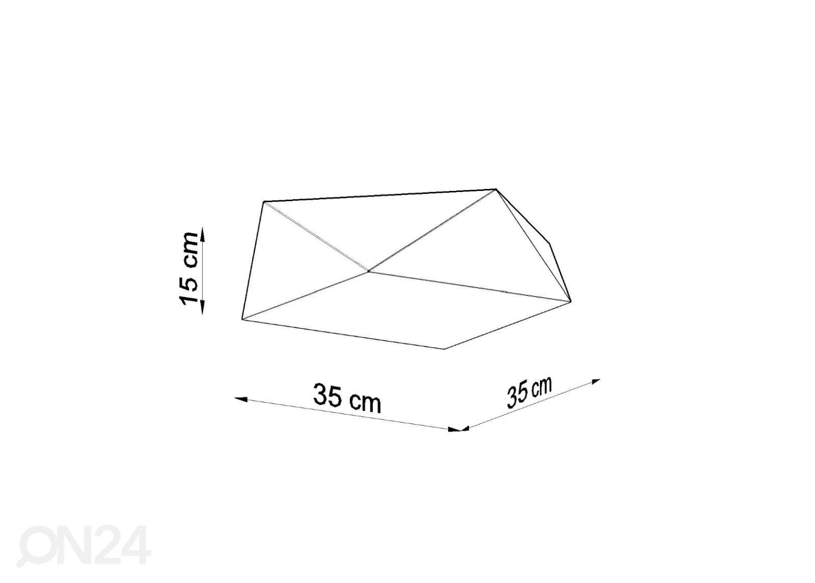 Потолочный светильник Hexa 35 увеличить размеры