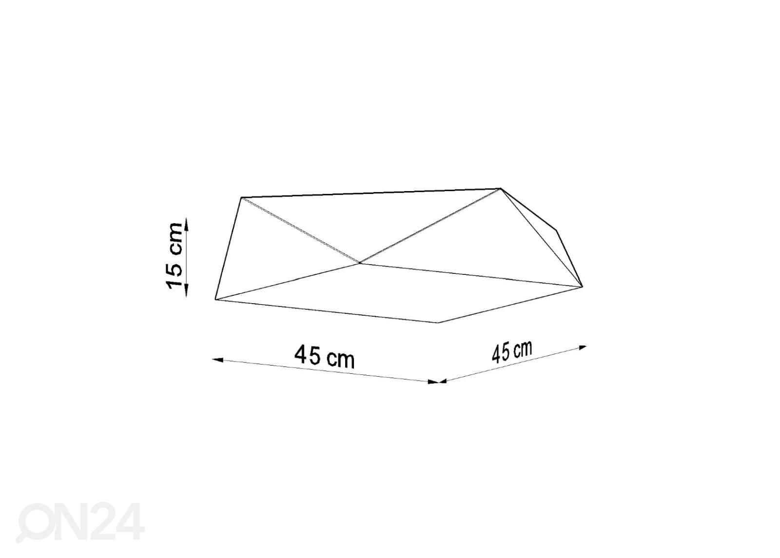 Потолочный светильник Hexa 45 увеличить размеры