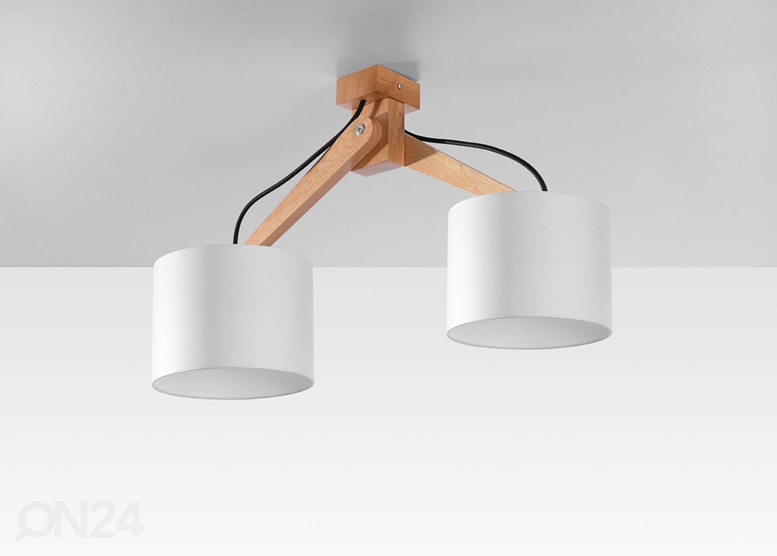 Потолочный светильник Legno 2, дерево/ белый увеличить