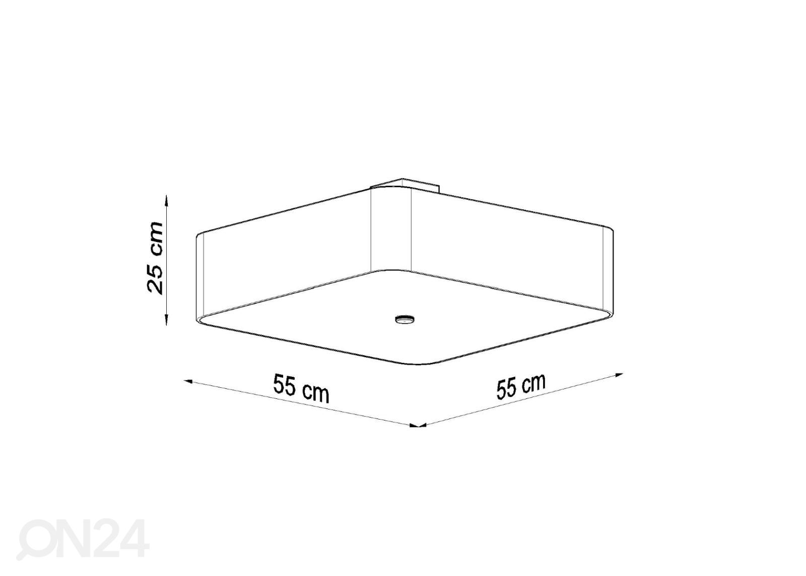 Потолочный светильник Lokko 55, черный увеличить размеры