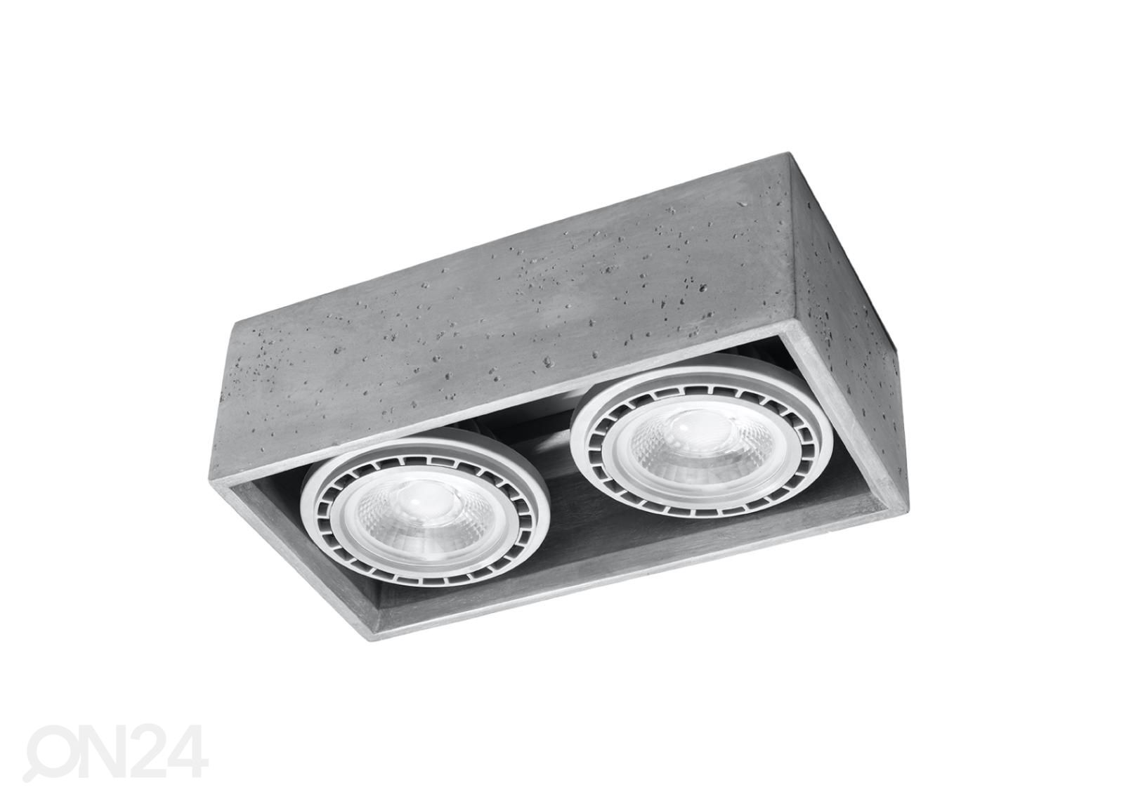 Потолочный светильник Quatro 2, бетон увеличить