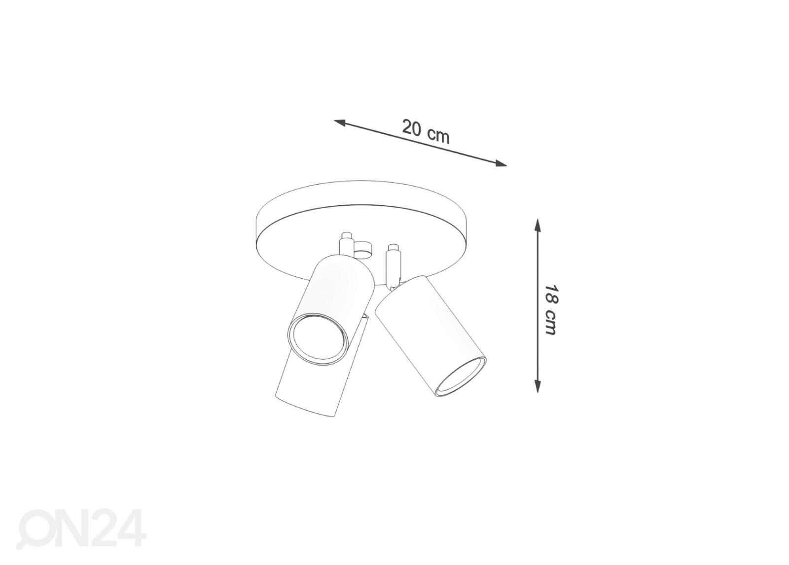 Потолочный светильник Ring 3P, белый увеличить размеры