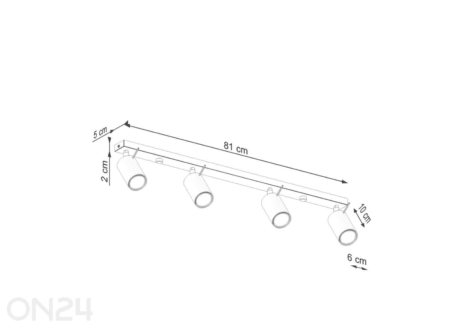 Потолочный светильник Ring 4L, бежевое увеличить размеры