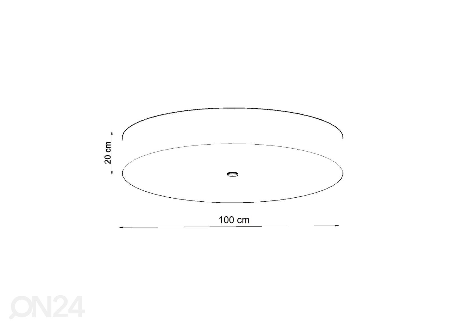 Потолочный светильник Skala 100, белый увеличить размеры
