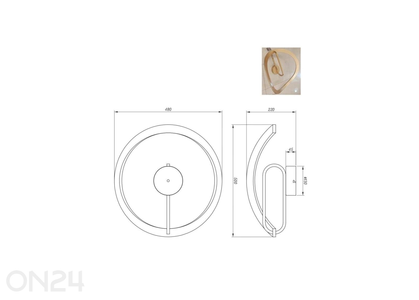 Потолочный светильник Velenne увеличить размеры